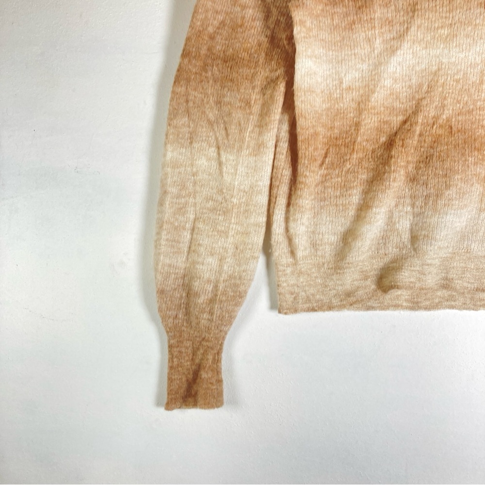 Madewell Sweater Ombre
Women Brown 
Deep V Neck Preppy Cozy Comfy Light Soft M - Picture 3 of 11